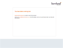 Tablet Screenshot of bowlandreview.com